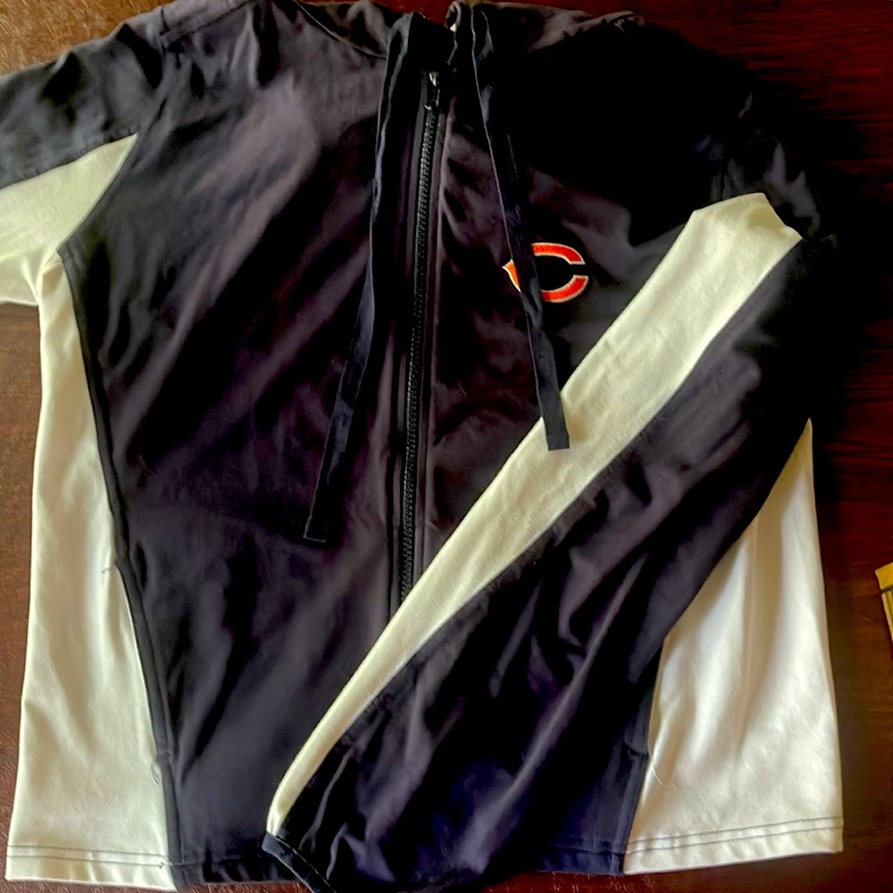 Women’s Chicago Bear Full Zip Hoodie Sweatshirt